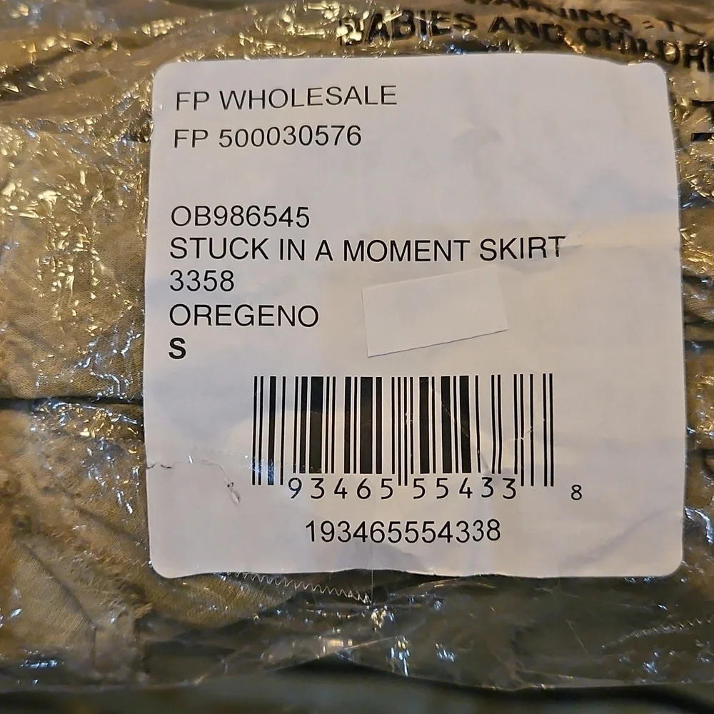 Free People Stuck In A Moment  Maxi Skirt A Line Tiered Ruffle Hem Oregeno S NWT - Picture 11 of 16